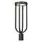 Z-Lite Leland Outdoor Post Mount Fixture, 1-Light, 9 In.W x 26.25 In.H, Sand Black/Sand Blast 5005PHB-BK-LED - alternate 1